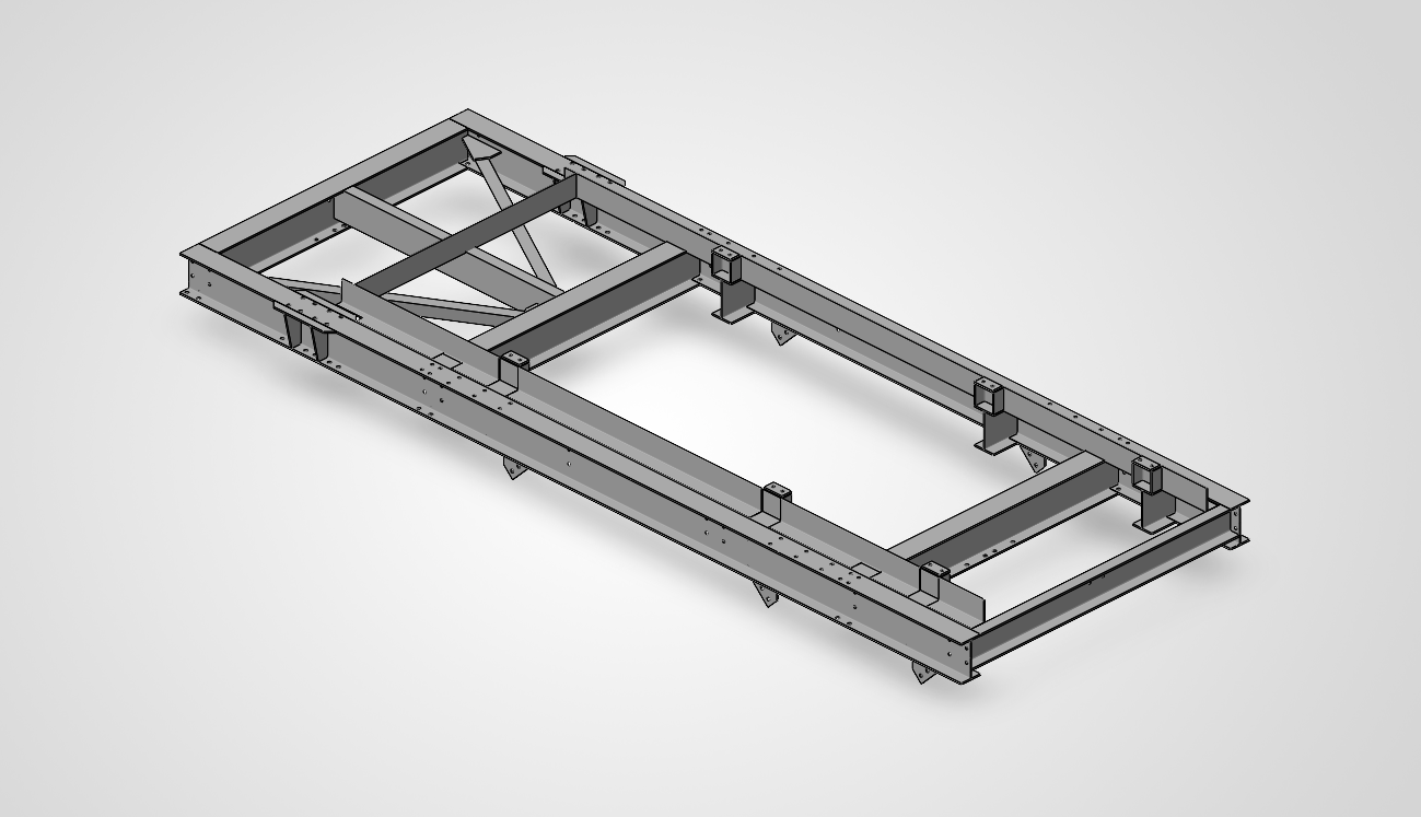 Fabrication drawing example for a custom bracket design