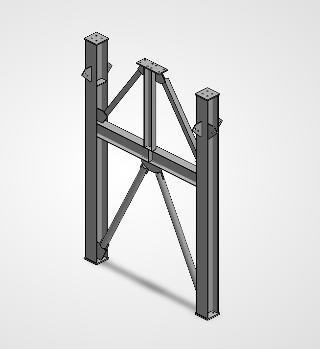 Mechanical structure design and drafting example